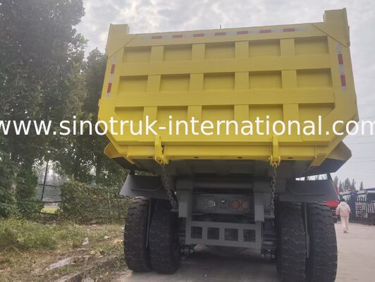 Xe tải tự đổ khai thác Sinotruk với mô hình truyền động 6x4 động cơ 430 mã lực và hộp chở hàng có độ dày đáy 16mm