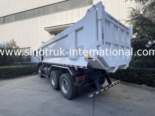 SINOTRUK HOWO TX Model 380HP LHD Tipper Dump Truck 6X4 Utype container trắng