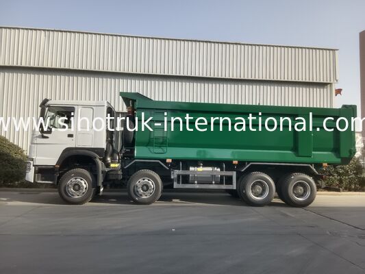 Xe ben Sinotruk HOWO với động cơ 400HP, LHD (tay lái bên trái), kiểu dẫn động 8X4 và tải trọng 31 tấn