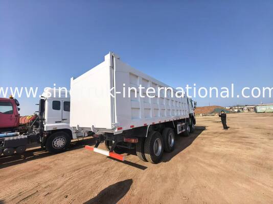 375 mã lực xe tải đổ rác với 40-50 tấn tải trọng và 7300mm chiều dài hộp hàng hóa