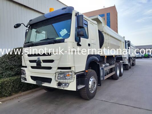 Sản phẩm có độ bền cao HOWO 6×4 371HP 20CBM White Dump Truck với thân thép mạnh mẽ cho công việc nặng