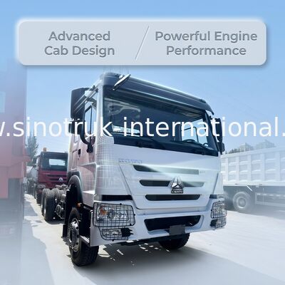 Sinotruk HOWO 6X4 Xe tải hàng hóa 400hp 12 bánh xe TX Cab