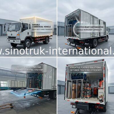 Xe tải chở hàng Sinotruk Howo 10 bánh 400Hp 6 × 4 RHD được tùy chỉnh cho hậu cần