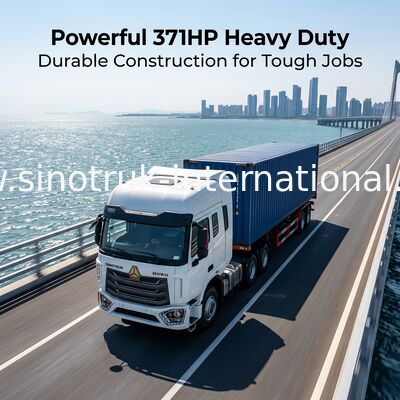 Xe tải kéo ZZ427V344JB1R với động cơ 371HP, bánh xe lái 6x4 và cabin H77L với A / C cho vận chuyển hạng nặng