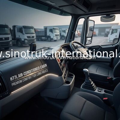 Xe tải kéo ZZ427V344JB1R với động cơ 371HP, bánh xe lái 6x4 và cabin H77L với A / C cho vận chuyển hạng nặng