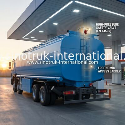 Xe tải vận chuyển nhiên liệu thùng chứa dầu mỏ HOWO 8X4 30 CBM