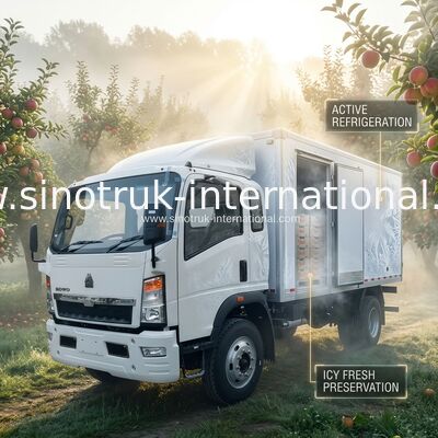 Xe tải lạnh RHD SINOTRUK HOWO 10 tấn 140HP