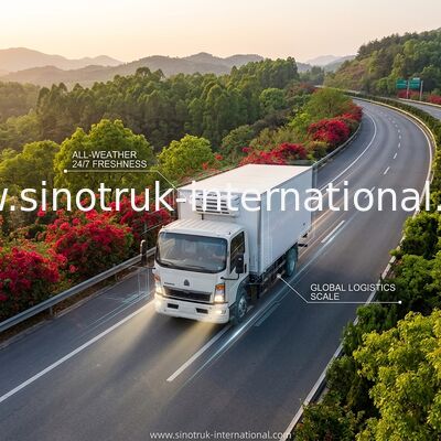 Xe tải lạnh SINOTRUK HOWO 10 tấn 160HP RHD