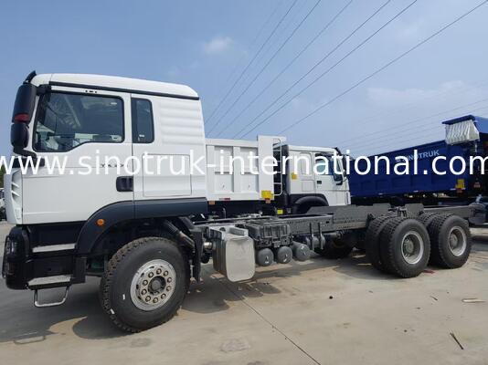 Khung xe tải ben SINOTRUK TX với động cơ 371HP, tải trọng 30-40 tấn và tùy chọn LHD / RHD