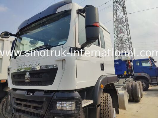 Khung xe tải ben SINOTRUK TX với động cơ 371HP, tải trọng 30-40 tấn và tùy chọn LHD / RHD
