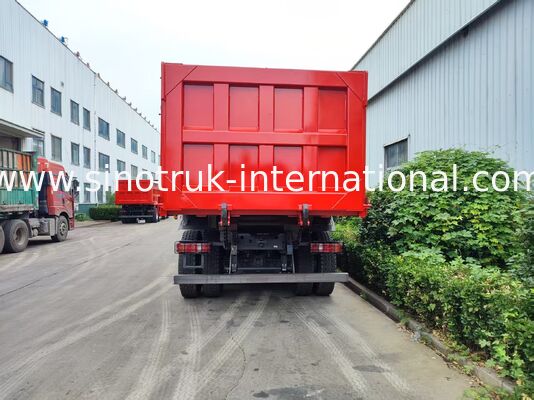 Super Bearing HOWO 8×4 Red Tipper. 371HP sức mạnh mạnh mẽ, 27CBM Capacity lớn, 80 ¢ 100T Heavy-Duty Transport