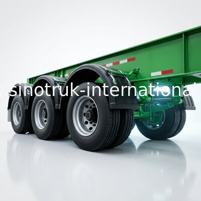 Side Lifter 3 Trục Xe tải Cần cẩu gắn 20ft 40ft FUWA Thương hiệu Tri Axle
