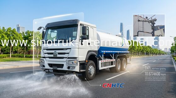 HOWO 6*4 Động cơ 400HP 18m3 Xe tải phun nước kỹ thuật quy mô lớn (Xe tải nước / Máy phun nước, thích hợp cho việc ngăn chặn bụi đường và tưới tiêu)