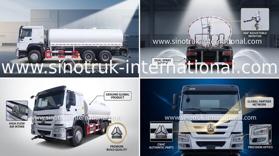 Xe tải phun sương Sinotruk HOWO White LHD 6x4 ZZ1257V4347B1