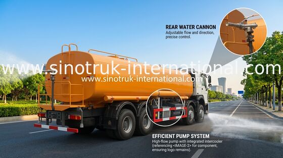 Xe bồn nước tưới Sinotruk Howo 30CBM 8 X 4 Euro 2