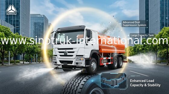 Xe tải phun sương Sinotruk Howo Lhd 6x4 371hp