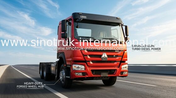 Xe đầu kéo Sinotruk Howo hoàn toàn mới 430Hp Lhd 10 bánh 6 × 4