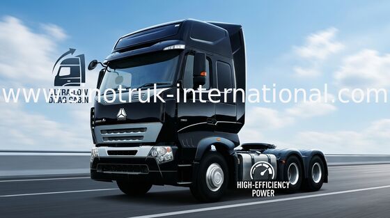 Xe chở hàng A7 LHD 6X4 Euro 2 371 HP Với hệ thống trợ lực thủy lực trợ lực