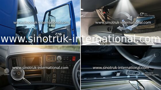 SINOTRUK HOWO Máy kéo bán tải ZZ4257N3247N1B Có điều hòa