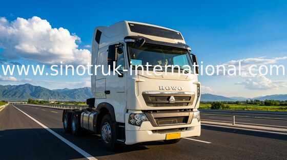 Hiệu suất cao SINOTRUK HOWO Xe cộ kéo A7 Đầu kéo hạng nặng