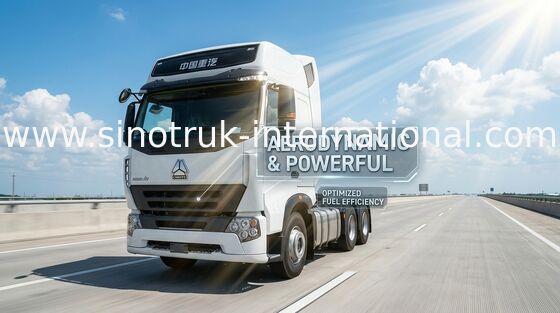 Hiệu suất cao SINOTRUK HOWO Xe đầu kéo RHD 6x4 Với tiêu chuẩn ISO