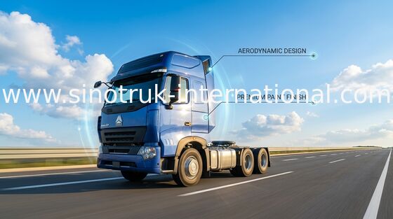 SINOTRUK HOWO Đầu rơ moóc xe đầu kéo có điều hòa 60-70 tấn