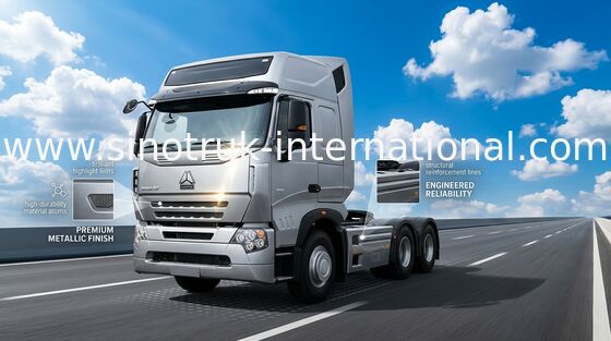 Logistics Kinh doanh 6 × 4 Loại ổ đĩa Quốc tế Xe tải kéo cho Semi Trailer