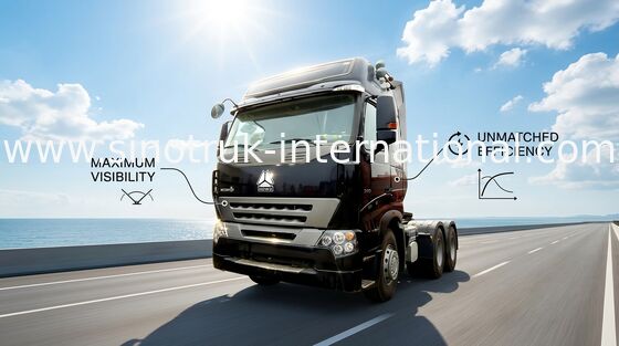 6X4 HOWO Xe tải kéo hạng nặng, 4 pha động cơ Nhiên liệu Động cơ Diesel và Xe tải chở hàng