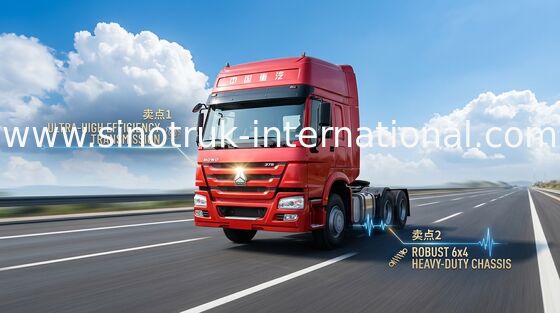 Xe tải chở hàng SINOTRUK HOWO LHD 6X4 Euro2 380HP ZZ4257S3241W