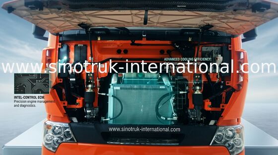 Sinotruk Động cơ Diesel Đầu máy kéo xe tải quốc tế cho trang web xây dựng