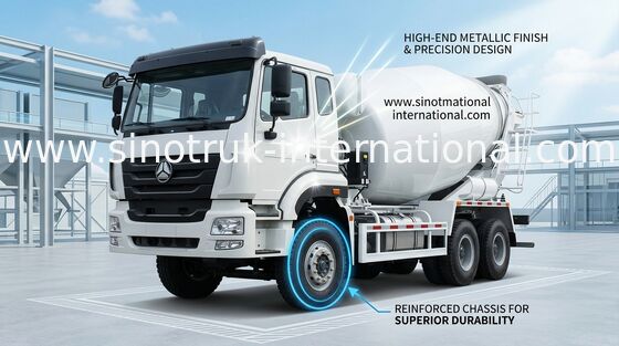 Xe tải trộn bê tông công nghiệp Sửa chữa đường / xe tải xi măng xi măng