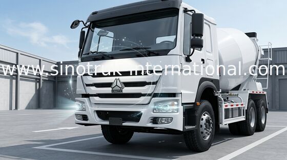 Hiệu quả cao 6CBM 290HP 6X4 LHD Xe trộn bê tông, xe tải hỗn hợp xi măng