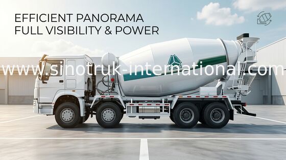 SINOTRUK HOWO Máy trộn bê tông 14CBM 371HP 8X4 LHD ZZ5317GJBN3261W