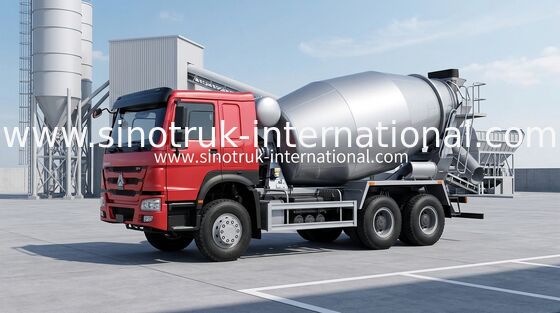 Xe trộn bê tông SINOTRUK HOWO 10 CBM để vận chuyển bê tông