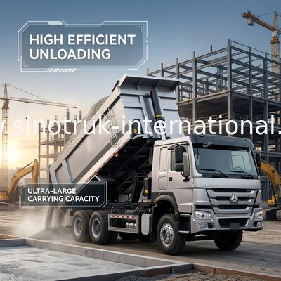 Chiếc xe tải SINOTRUK HOWO 400HP 12 bánh LHD 40Tons 30CBM ZZ3317V3567B1