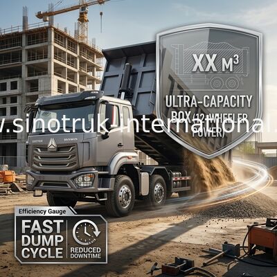 5300*2300*1500mm Hộp hàng hóa Xe tải tải hạng nặng cho vận chuyển hàng hóa mượt mà RHD / LHD Loại lái xe