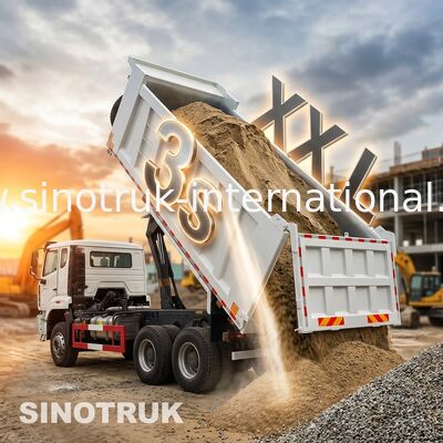 Mô hình lái xe trái hoặc phải Howo Dump Truck 371 House Power Ultimate Heavy Duty Workhorse