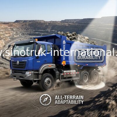 Sinotruk Howo Tiper Dump Truck Nx 6 × 4 Rhd 10 bánh xe H77L Cabin Euro 2