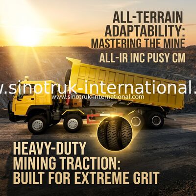 Sinotruk Howo Tiper Dump Truck 400Hp 8 × 4 50-60Tons Lhd 12 bánh
