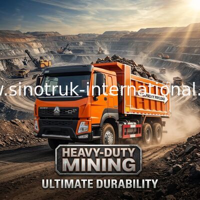 SINOTRUK CAM HOWO 371HP 6x4 TIPPER DUMP TRUCK 30T Đang tải