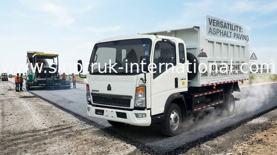 Xe tải tự đổ hạng nhẹ 116HP HOWO 4X2 RHD Tay lái bên phải