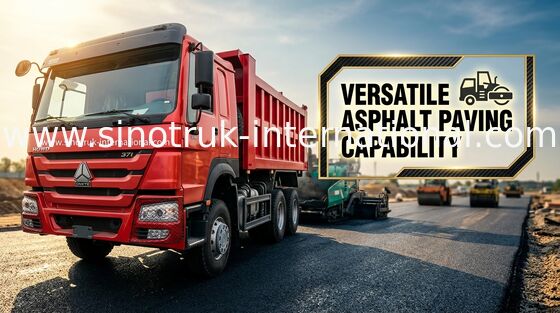 Xe tải tự đổ ZZ3257N3647A Red Tipper 371hp 6×4