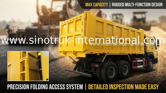 Euro 2 HOWO Tipper 6x4 Xe tải tự đổ Sinotruk / Xe tải tự đổ khổng lồ 30-40 tấn