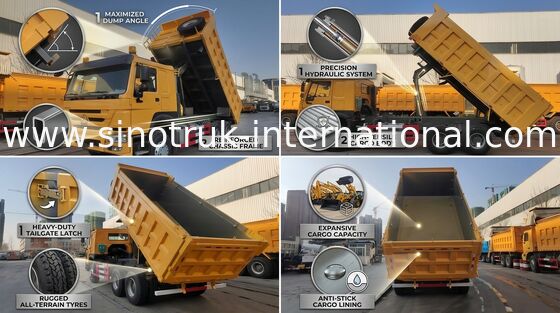Xe ben 10 bánh HOWO ZZ3257N3847A 30 Tấn 16-20 CBM