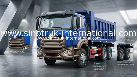 Xe tải tự đổ Howo 6x4 Euro 2 371hp dành cho xây dựng