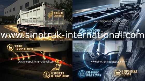 Xe tải tự đổ Euro Iii Sinotruk Howo 6x4 cho ngành khai thác mỏ