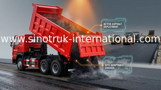 Xe tải tự đổ Sinotruk Howo 371hp Zz3257n3847a Euro II