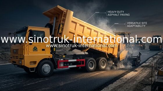 Xe tải tự đổ 30 tấn Sino Howo 371 Tay lái bên trái