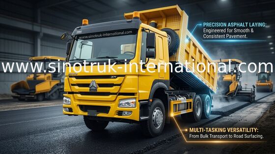 Xe tải tự đổ Sinotruk Howo 6x4 để sử dụng khai thác xây dựng