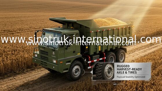 Tốc độ tải cao Tipper Xe tải Dump Truck SINOTRUK HOWO70 Xe tải khai thác mỏ 6X4